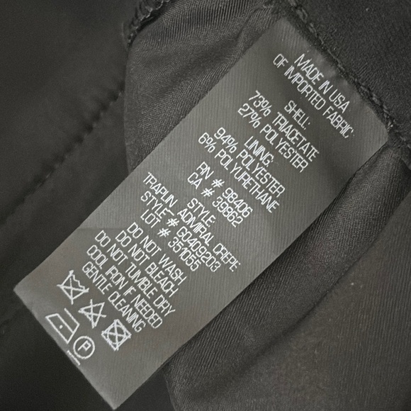 THEORY Tralpin Drawstring Pant w/pockets Size 4 black career jogger - Picture 8 of 8